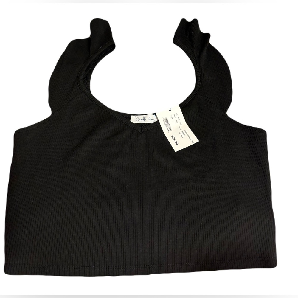 NWT Ruffle Cropped Tank - Picture 4 of 8